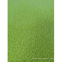 100% Polyester Sherpa Fleece solid Knitting Fabric